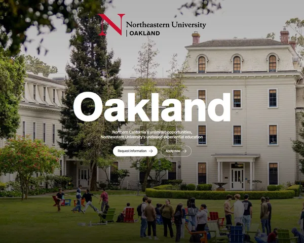 David gave a lecture at Northeastern University — Oakland.