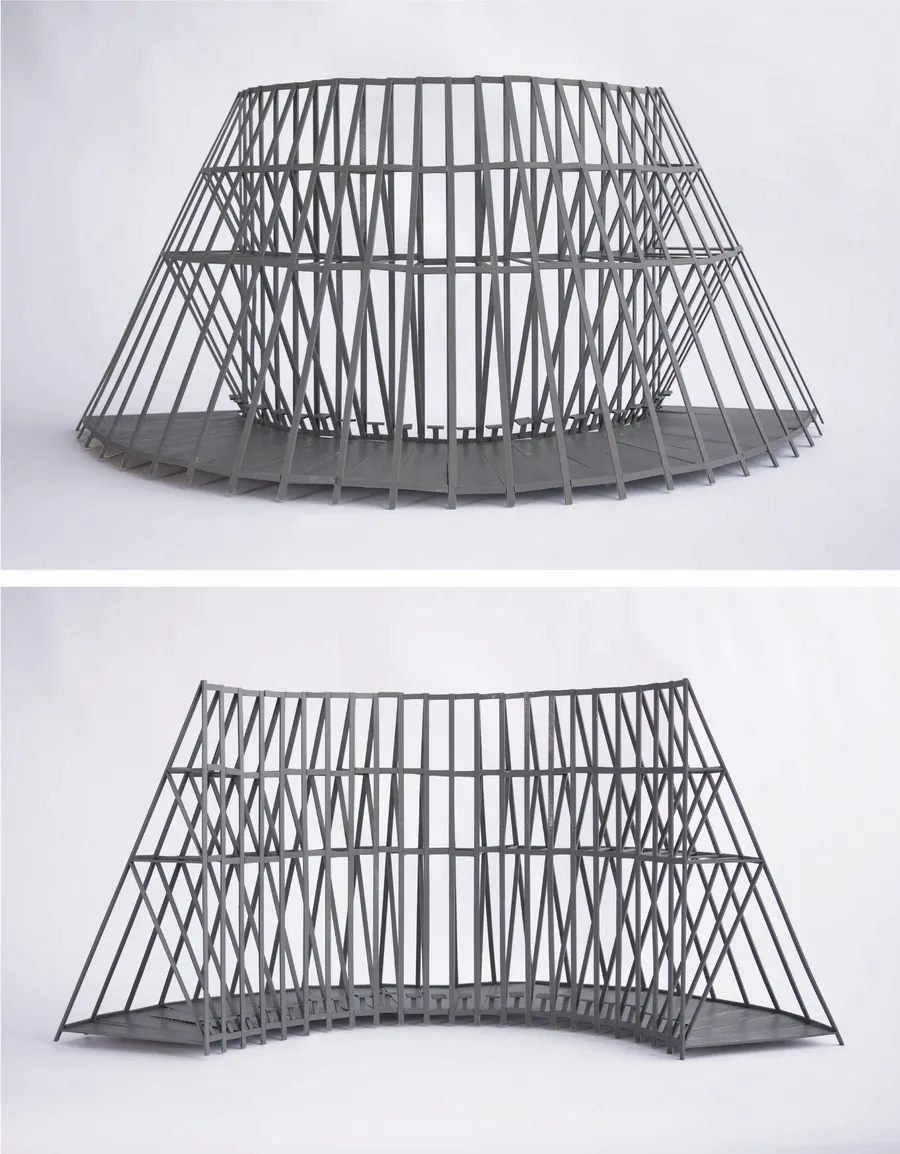ARCH 160 - Metal Pavilion, Chloe Cho, Chaewon Shin and Joyce Vang (Spring 2026)