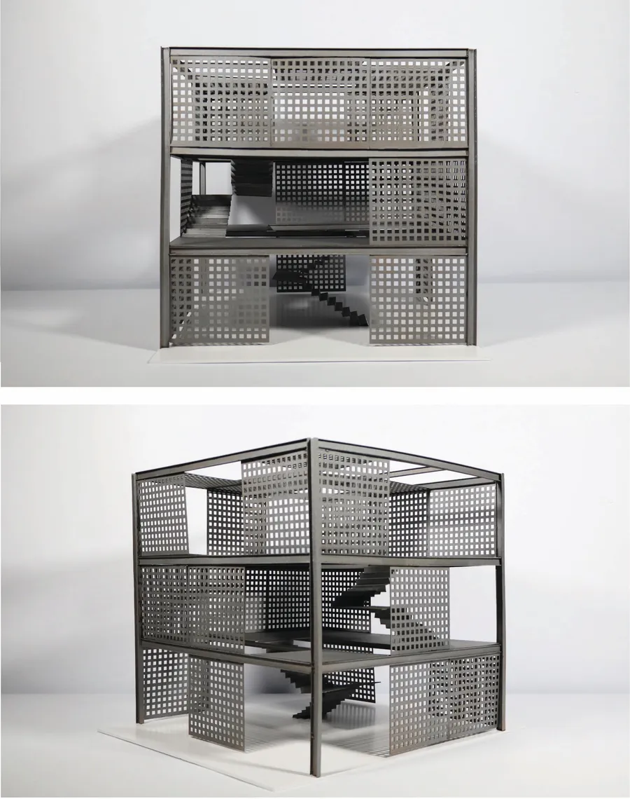 ARCH 160 - Metal Pavilion, Karis Choi, Nicole Guirguis, Tessa Reimer and Dayna Hassan (Spring 2025)